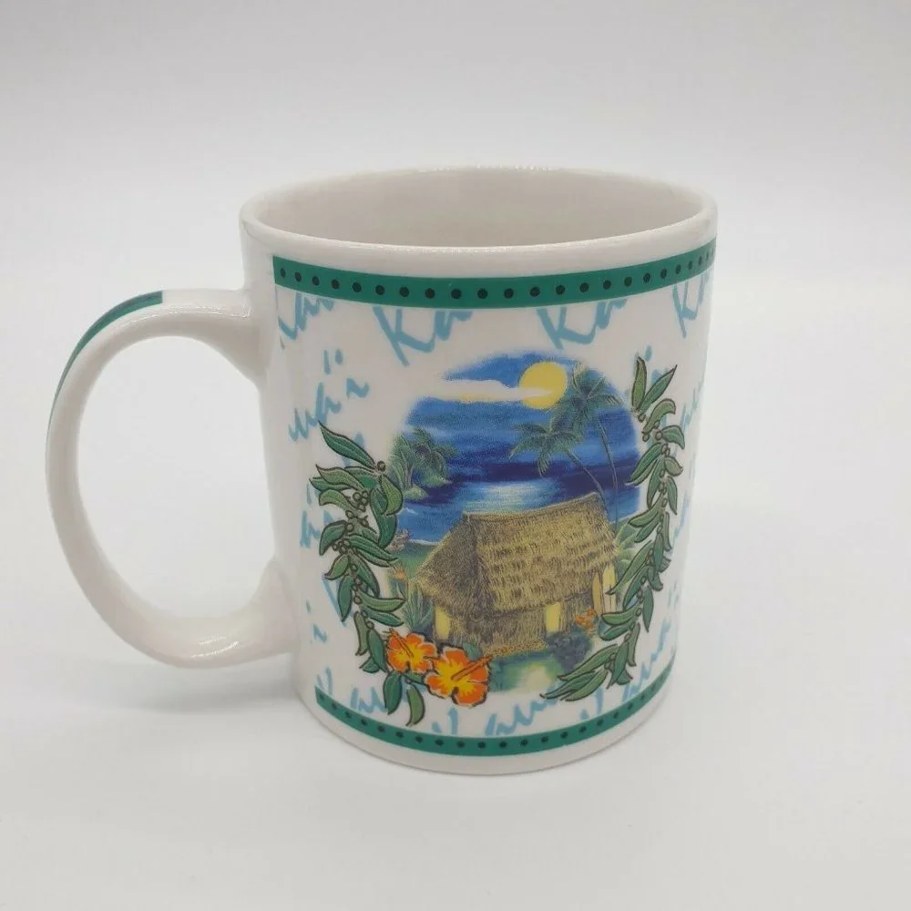 Hilo Hattie Coffee Tea Mug Kauai Souvenir Mug 8oz Hawaii Travel 2002 Collector - Picture 5 of 12
